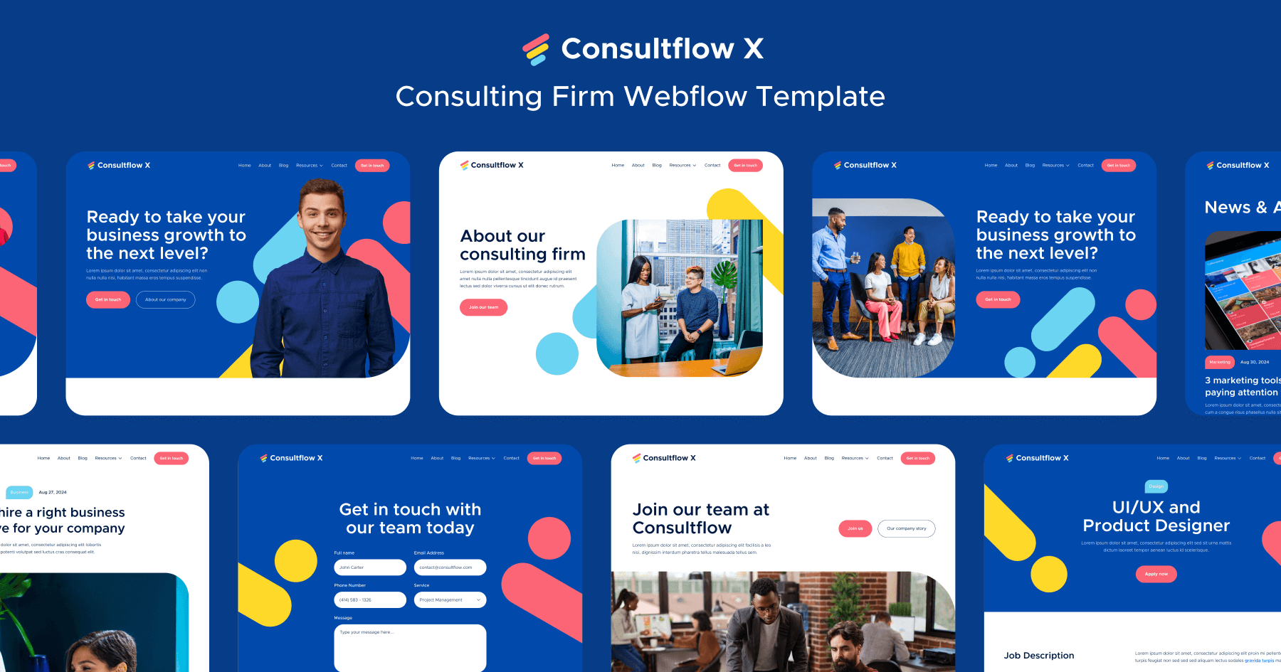 Consulting Firm Webflow Template