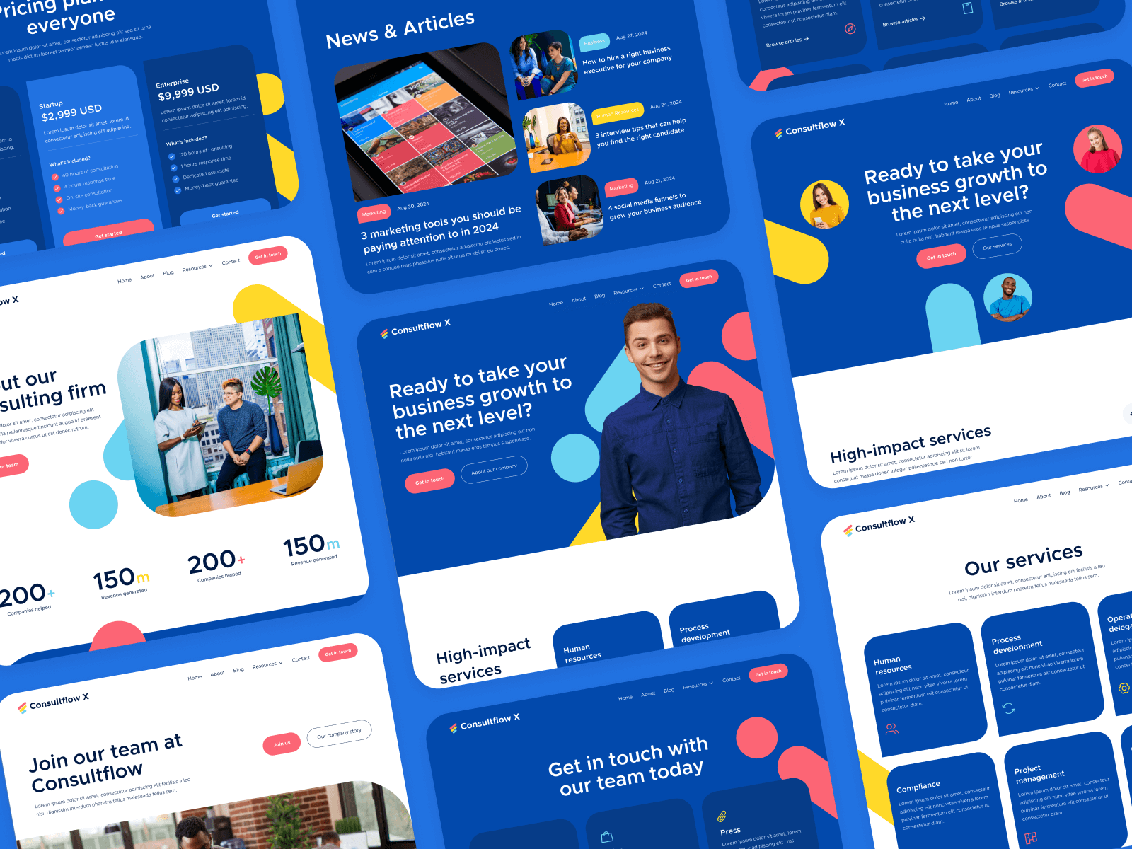 Modern Consulting Webflow Template