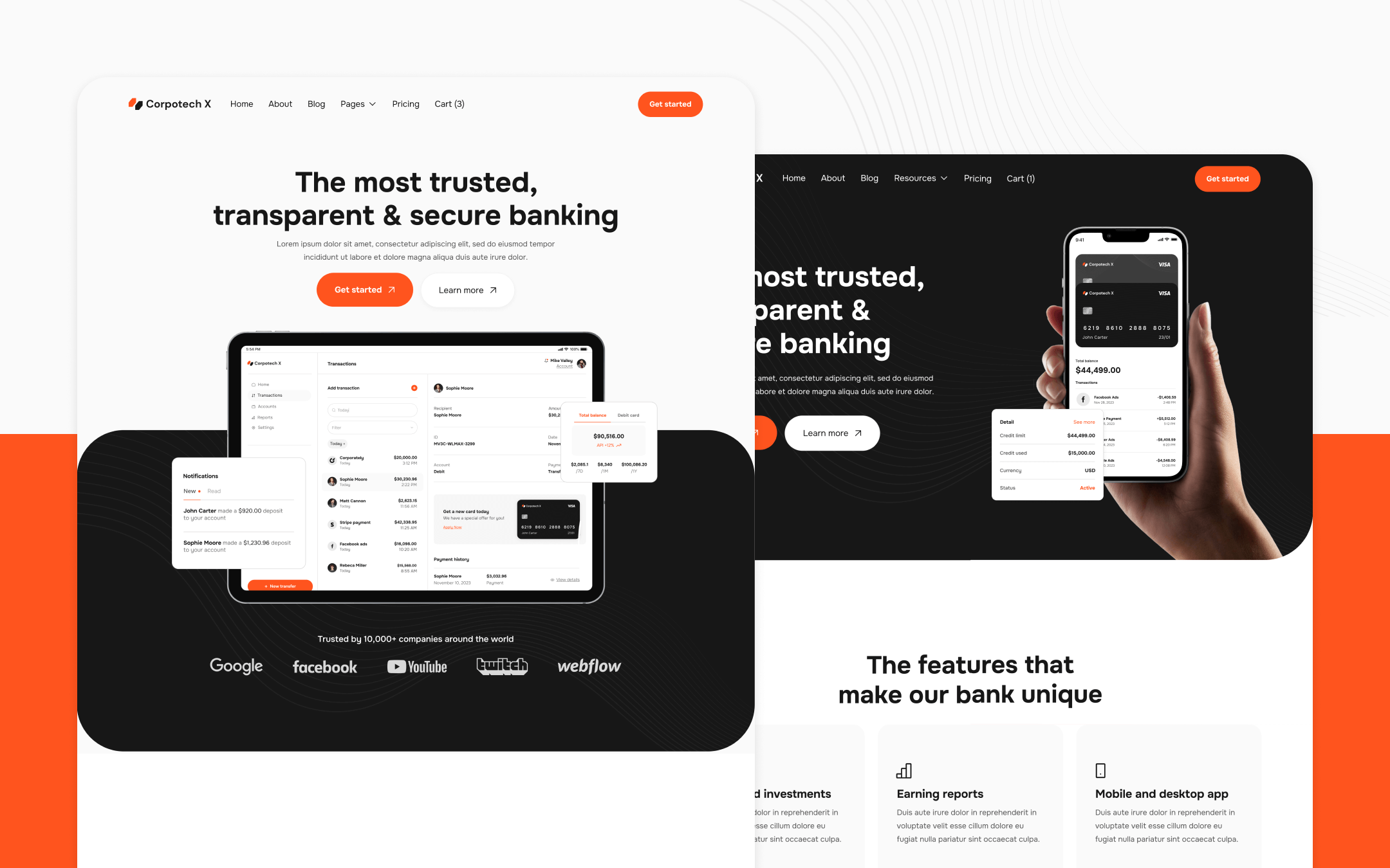 Corporation Webflow Template