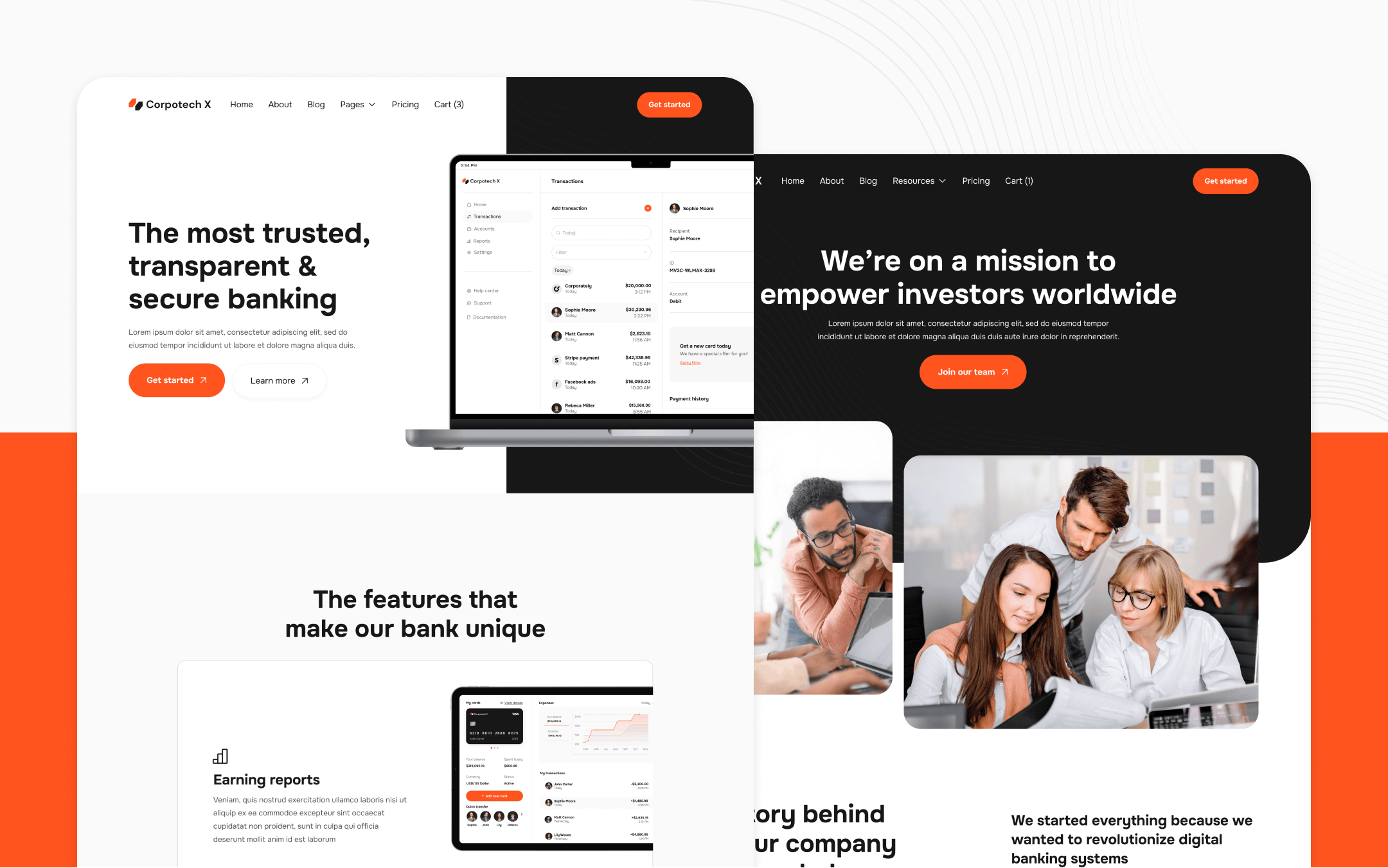 Corpotech X Webflow Template