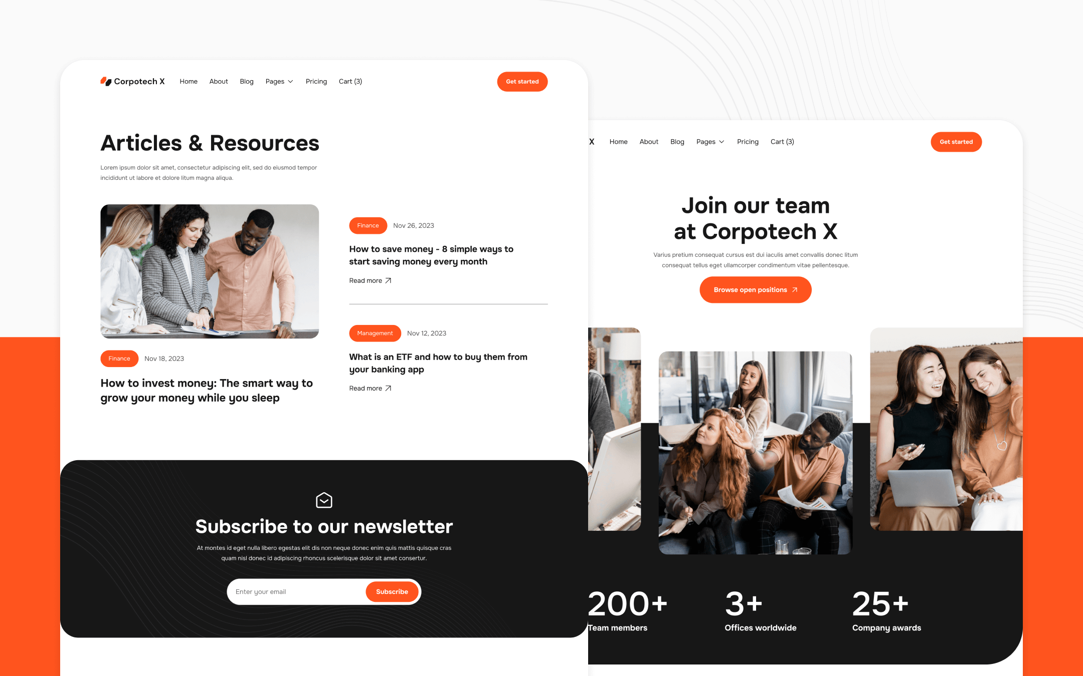Corpotech X Webflow Template