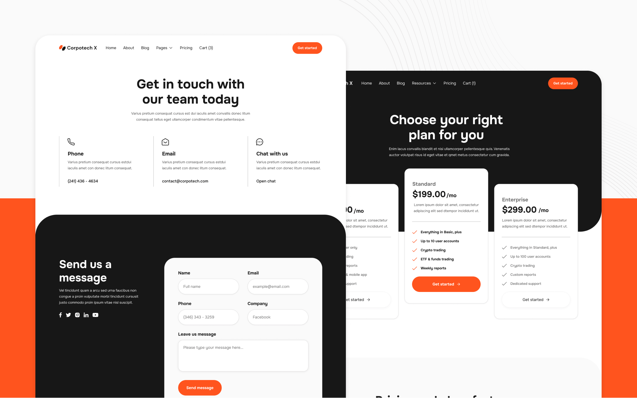 Corpotech X Webflow Template