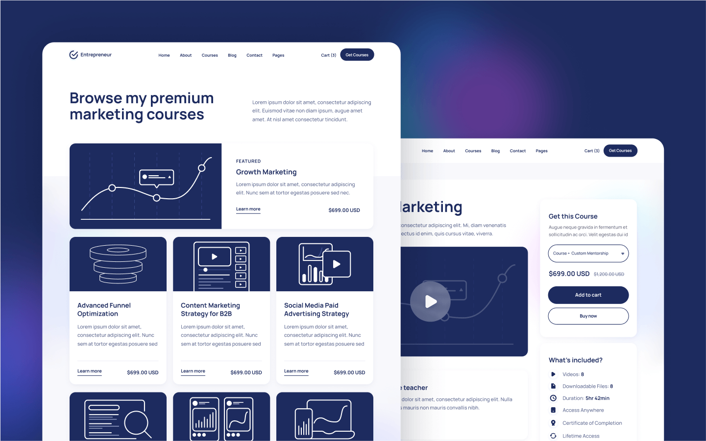 Entrepreneur Webflow Template