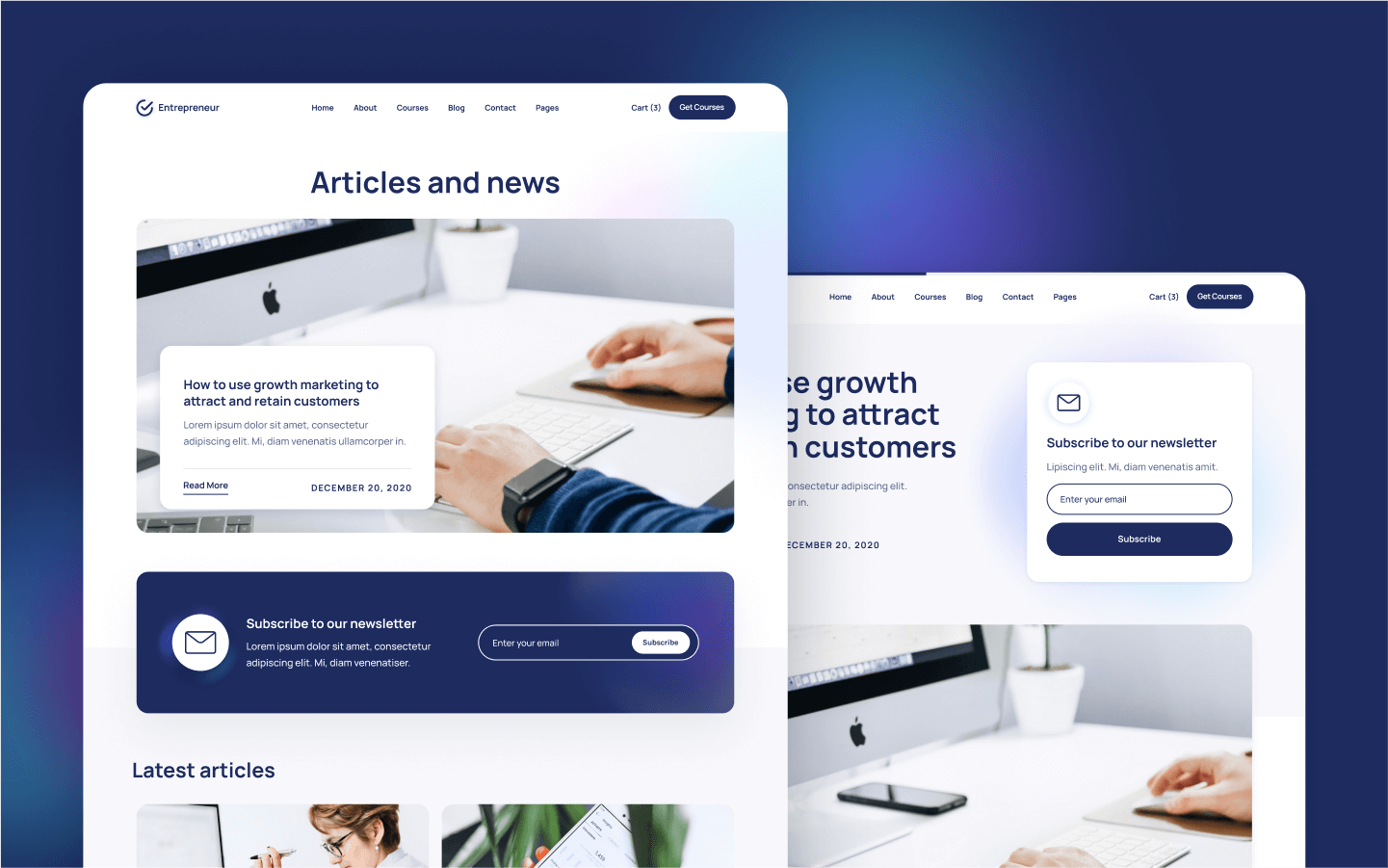 Entrepreneur Webflow Template