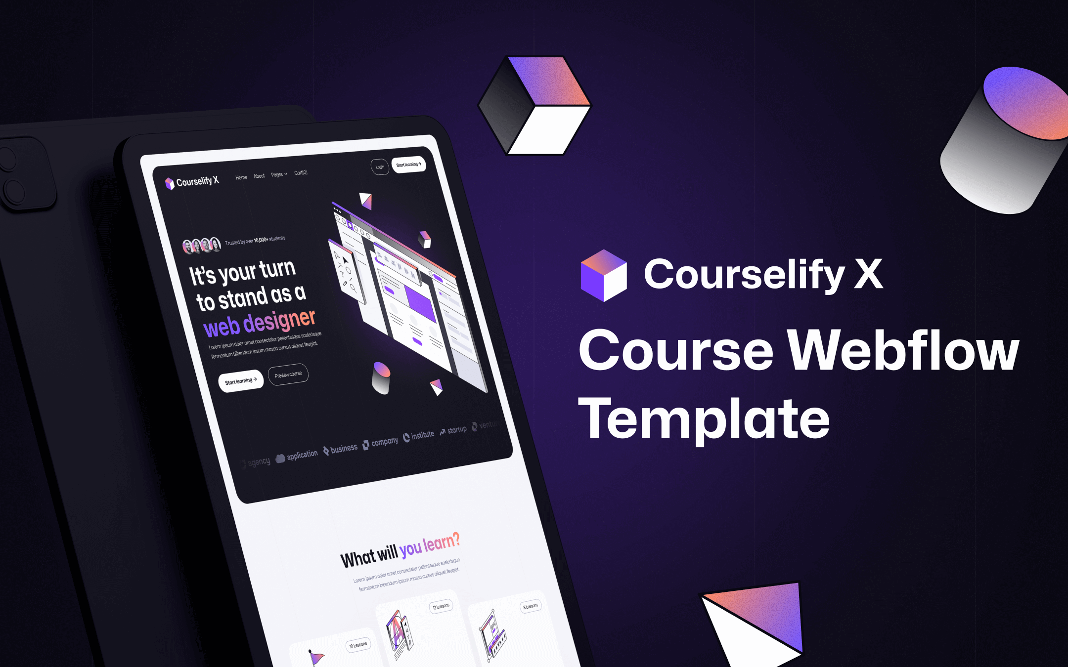 Course Webflow Theme