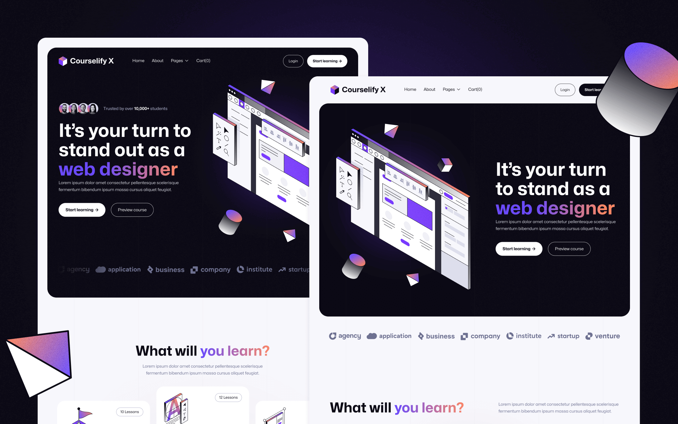 Courselify X Webflow Template