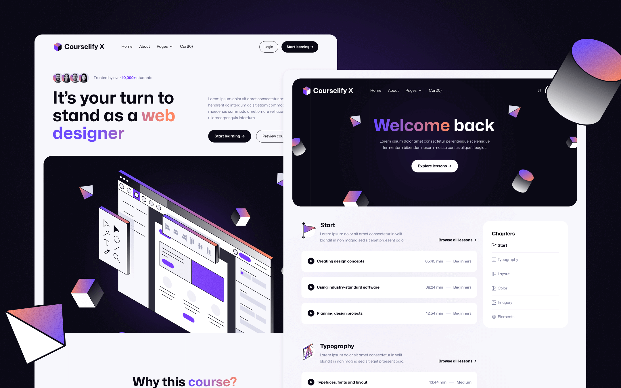 Courselify X Webflow Template