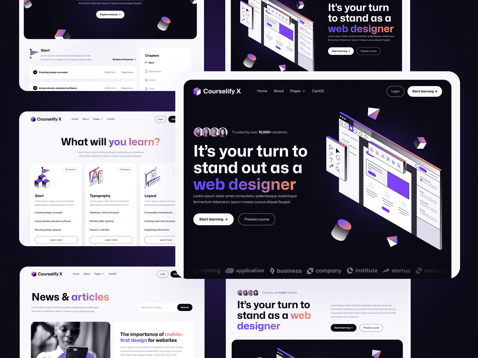 Course Webflow Theme