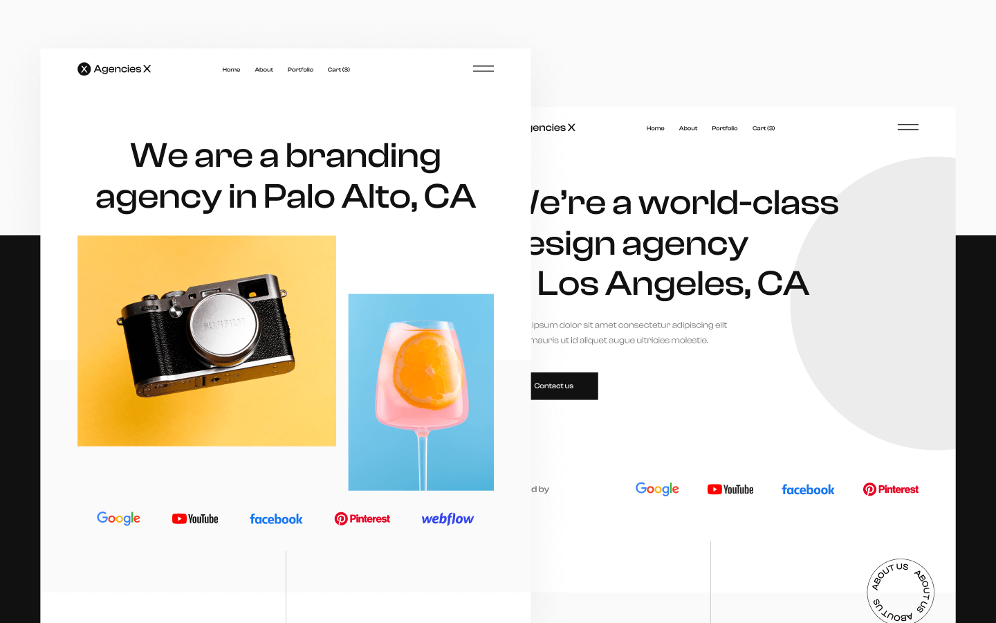 Creative Agency Webflow Template & UI Kit