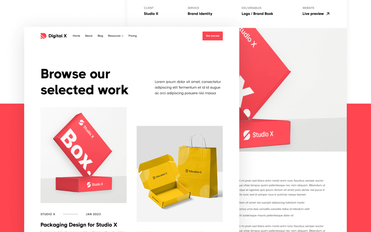 Digital X Webflow Template
