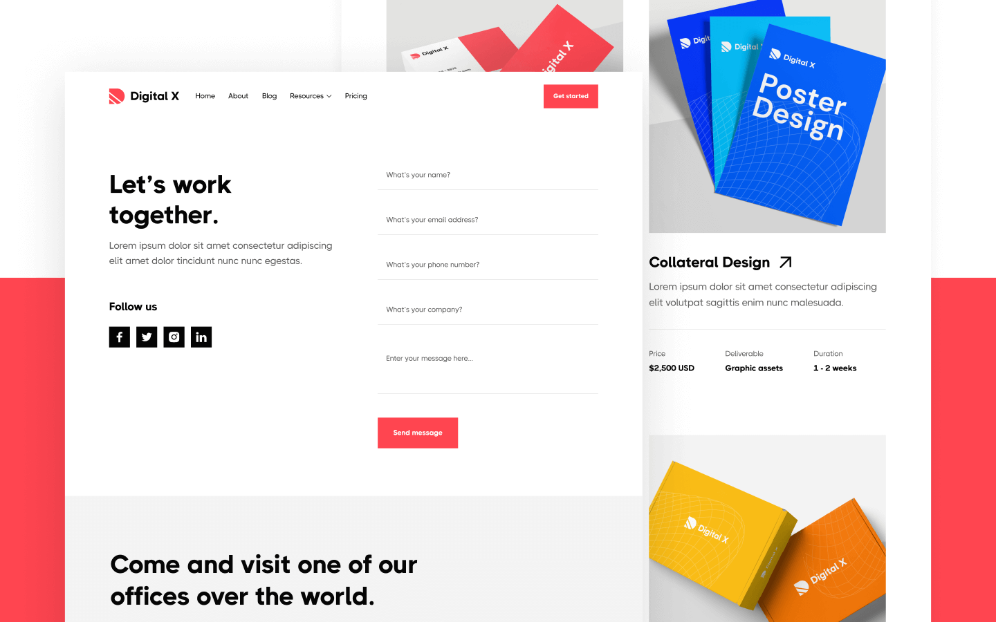 Digital X Webflow Template