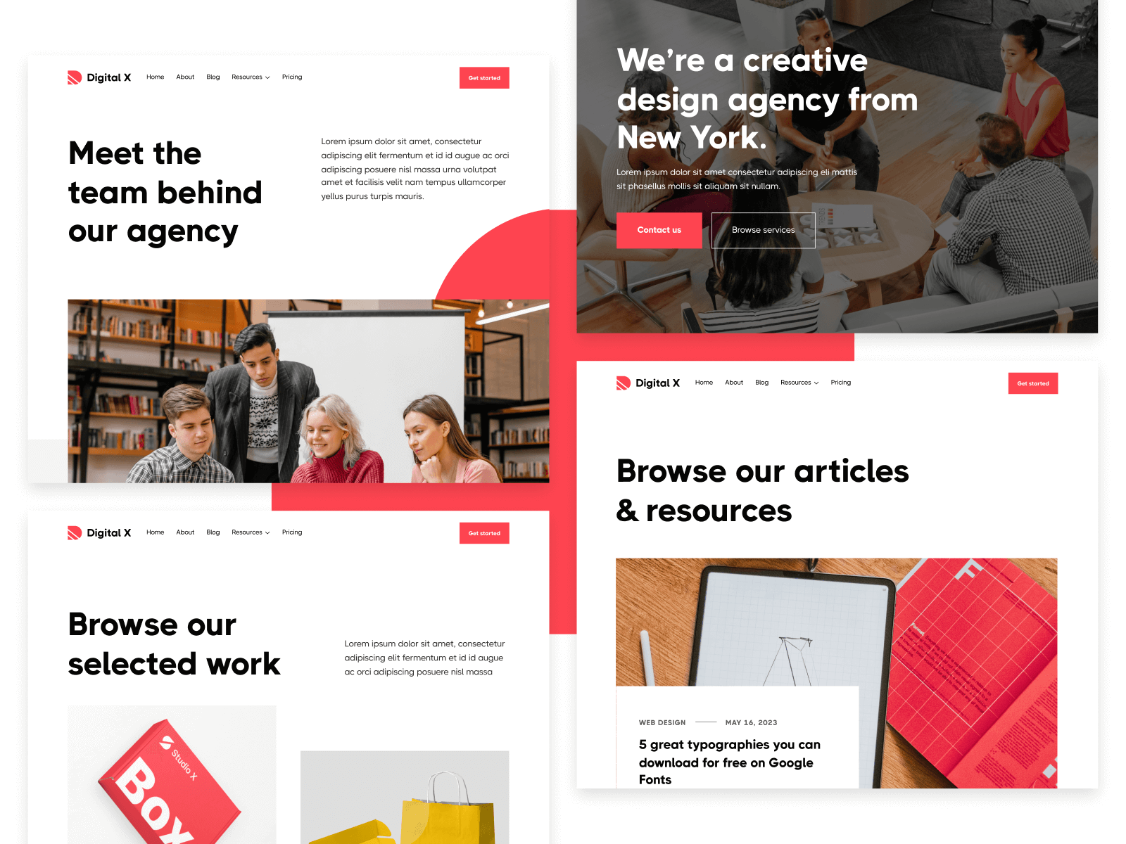 Creative Agency Webflow Template
