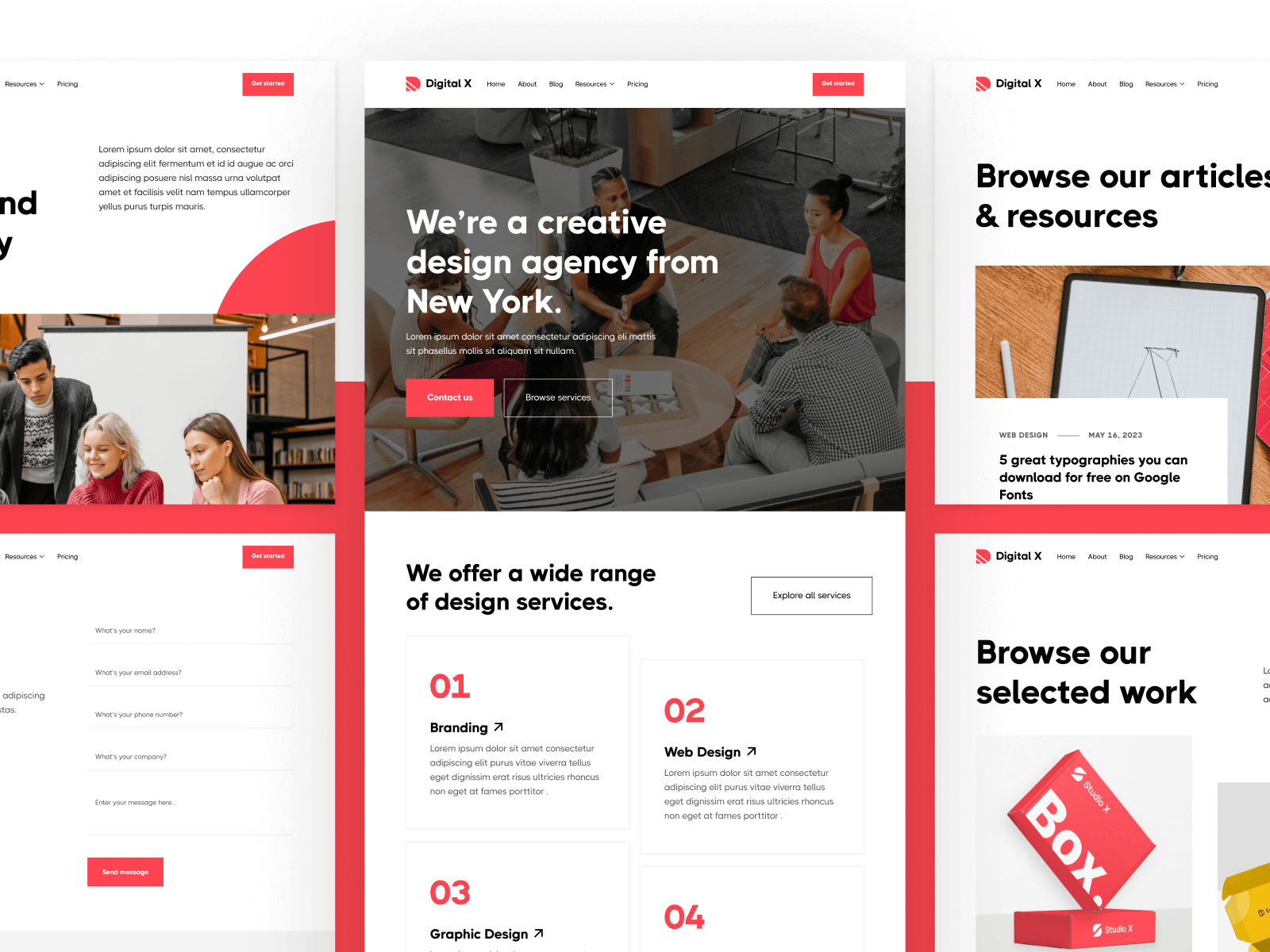 Design Studio Webflow Template