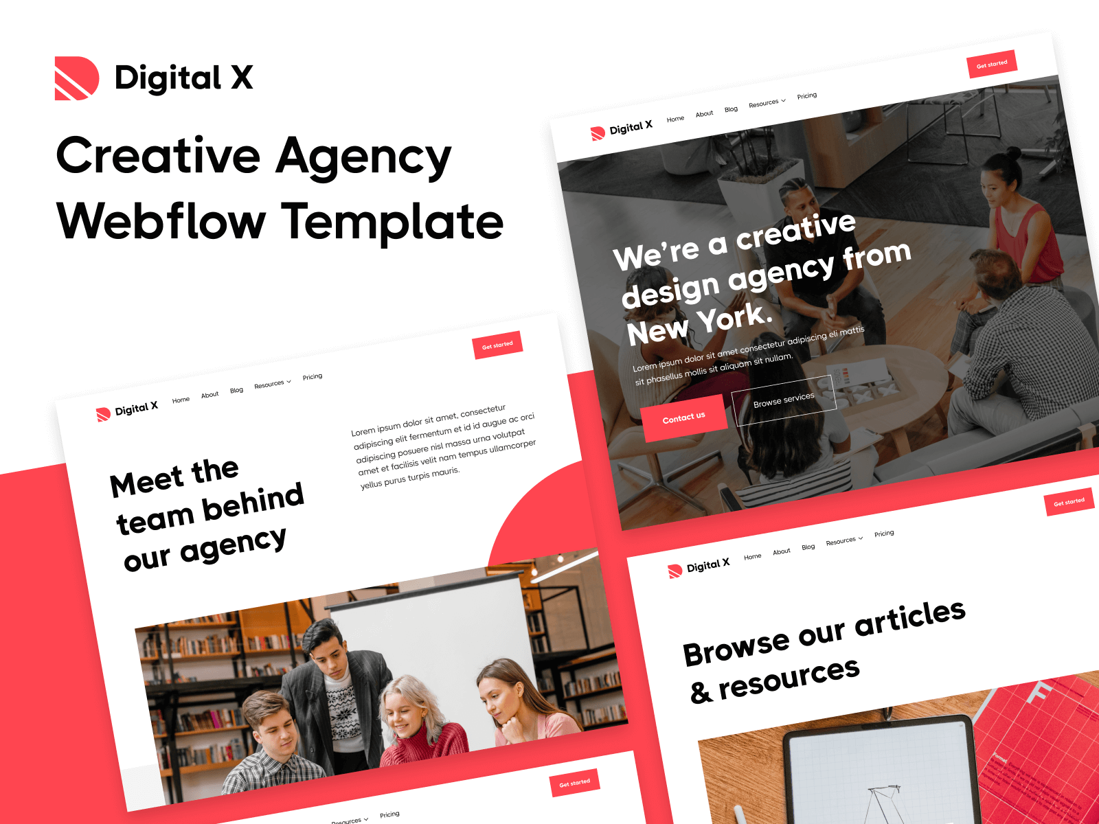 Digital Branding Webflow Template