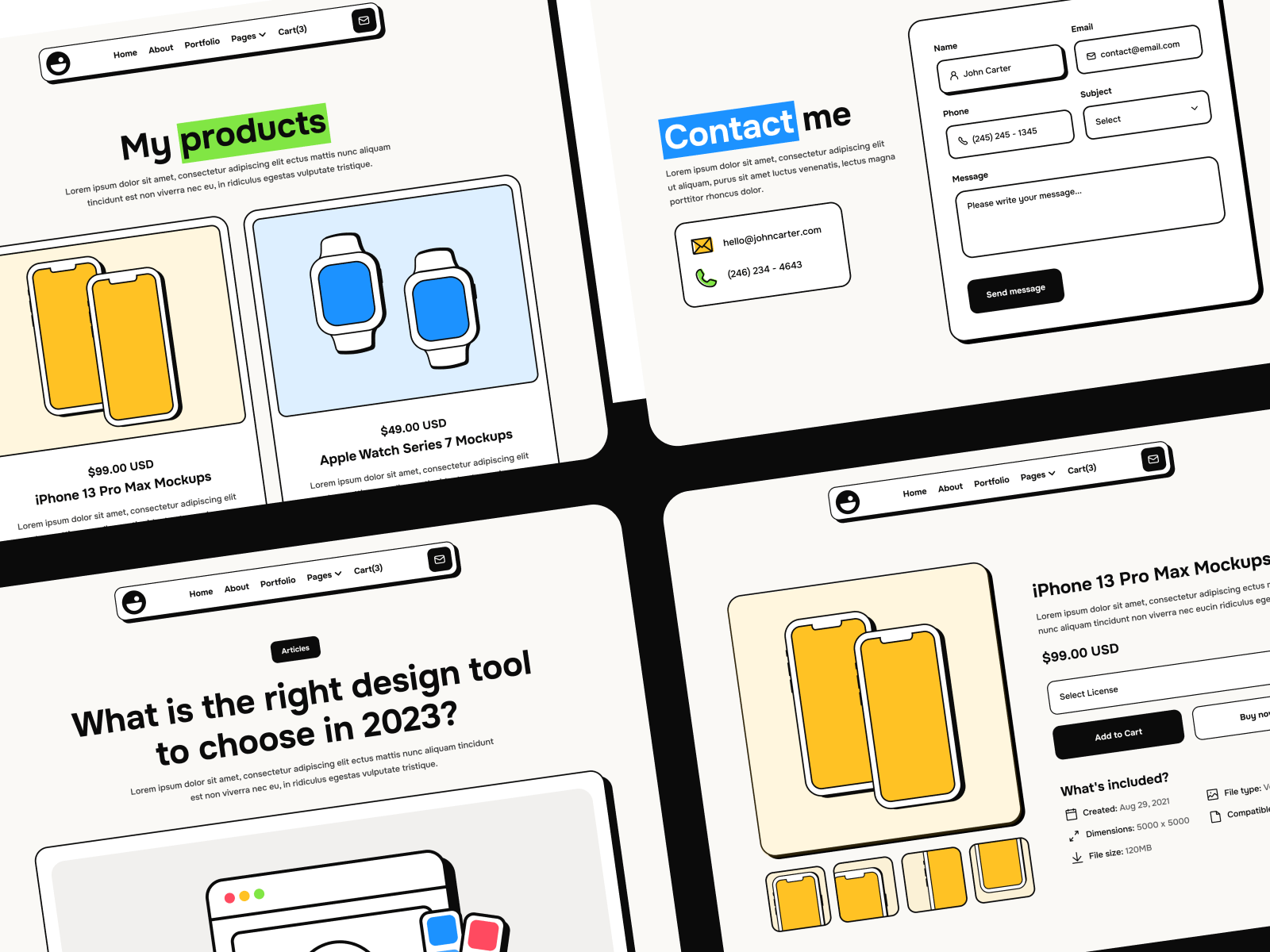 Designer Webflow Theme