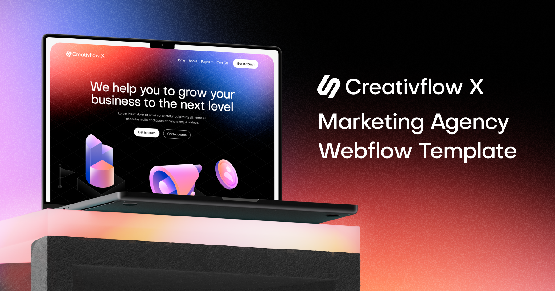 Creativflow X - Marketing Agency Webflow Template Benefits