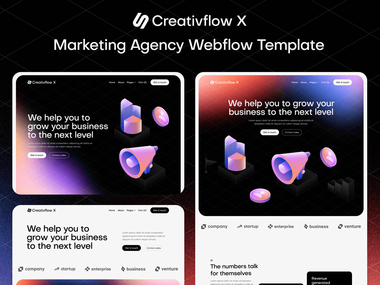Marketing Agency Webflow Template