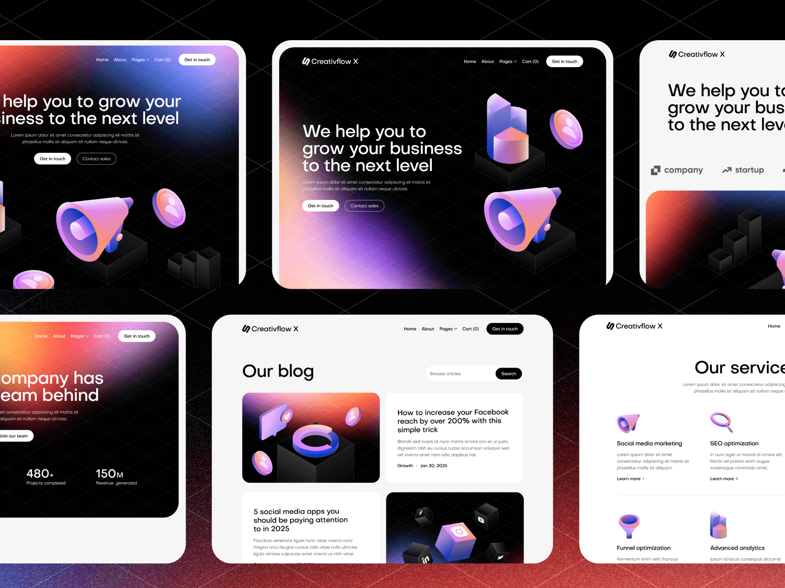 Marketing Agency Webflow Theme