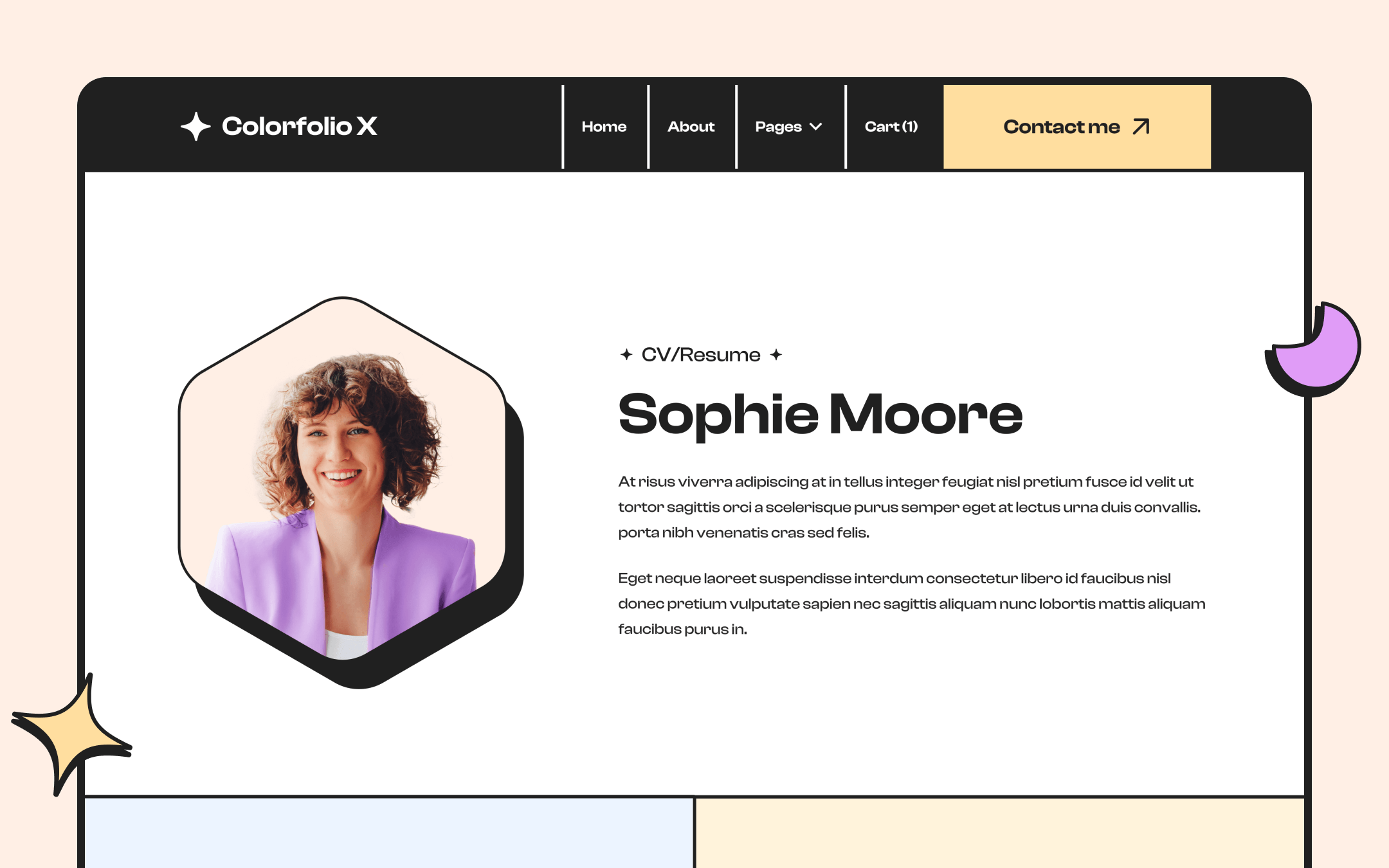 Colorfolio X Webflow Template