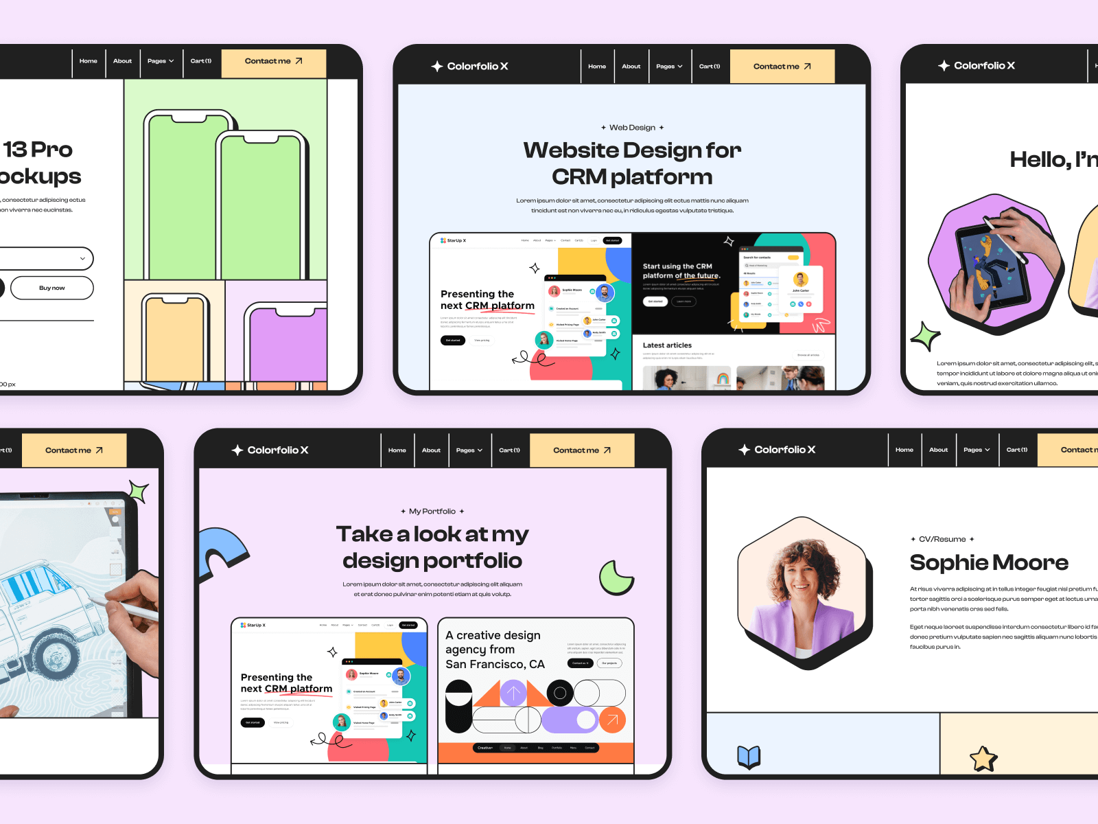 Designer Portfolio Webflow Template