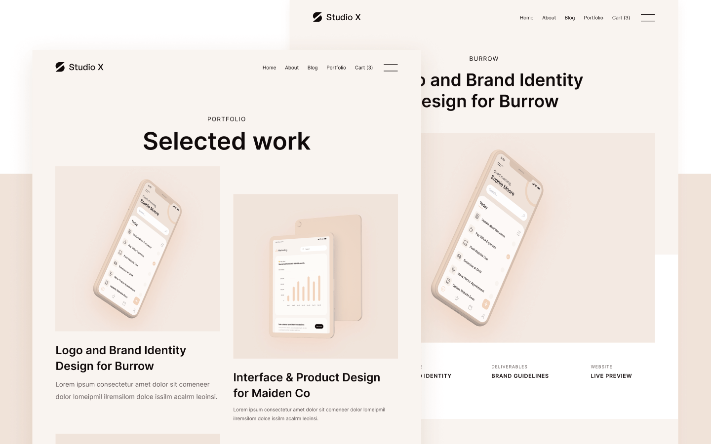 Studio X Webflow Template