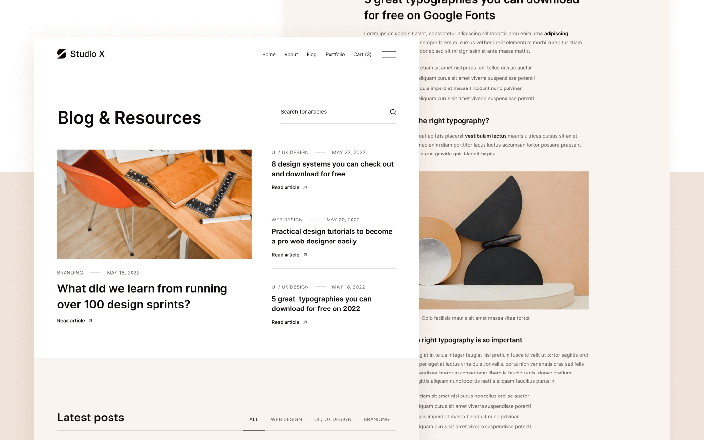 Studio X Webflow Template