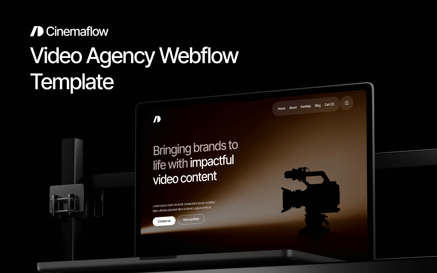 Creative Video Agency Webflow Template