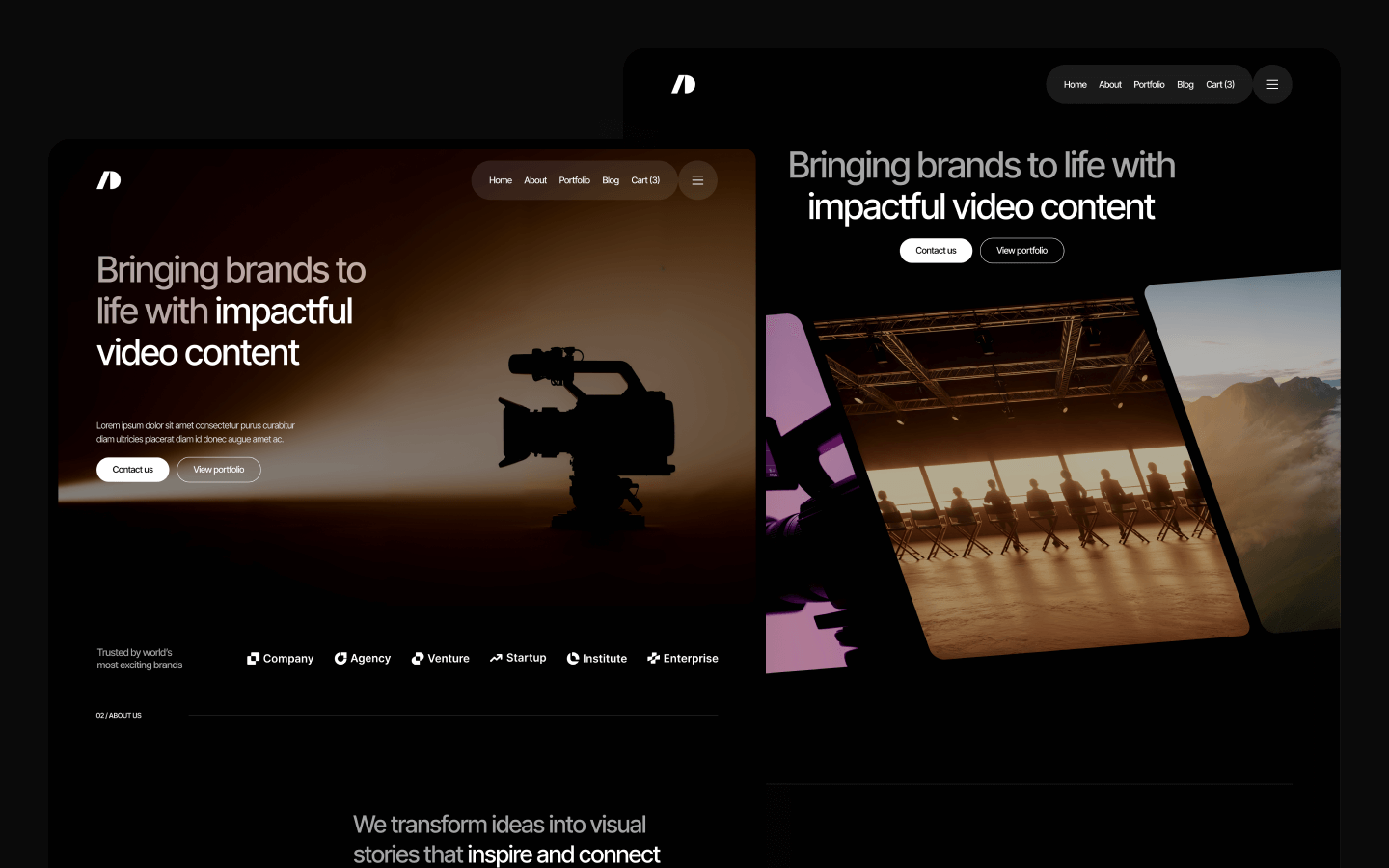Cinemaflow Webflow Template