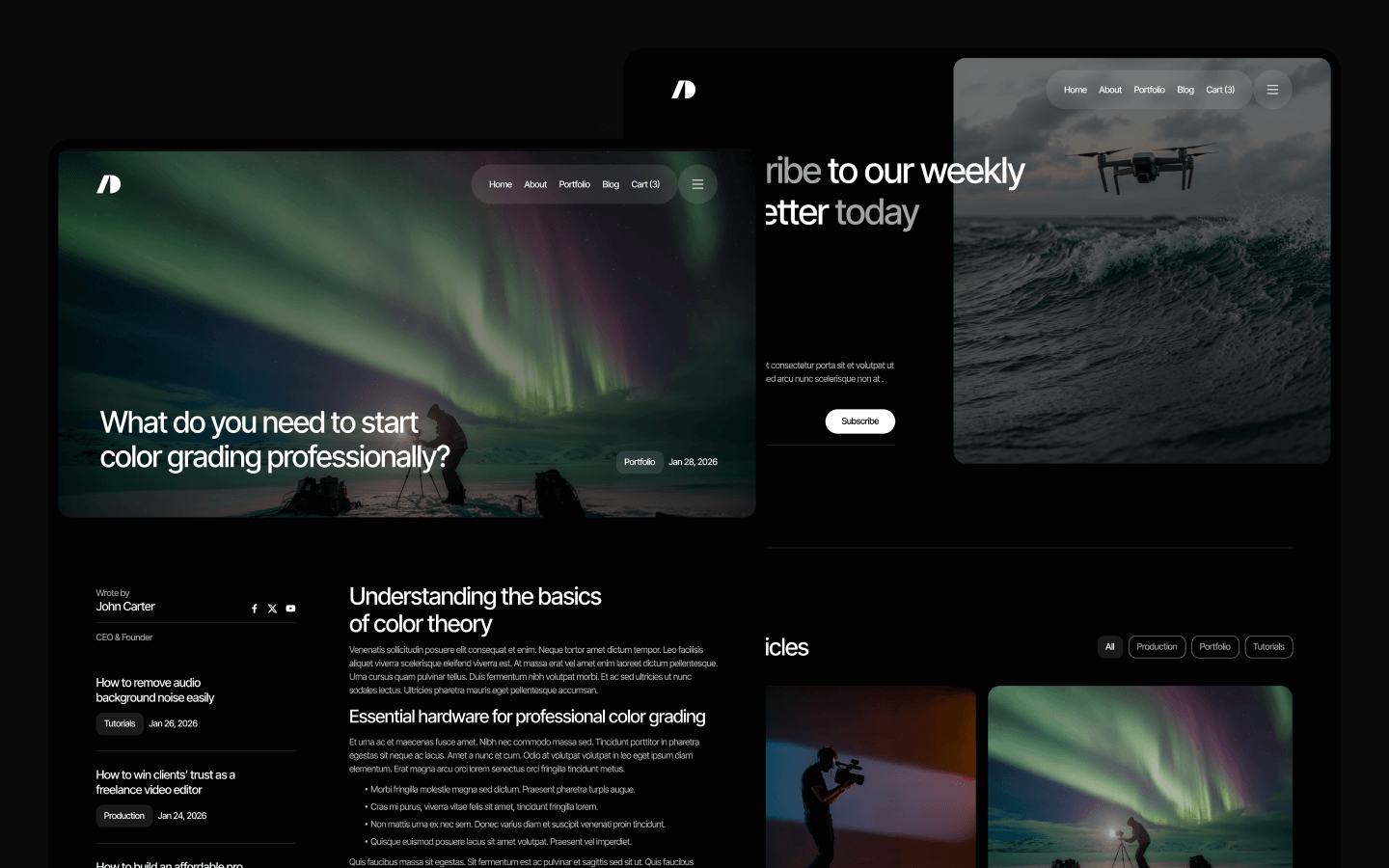 Cinemaflow Webflow Template