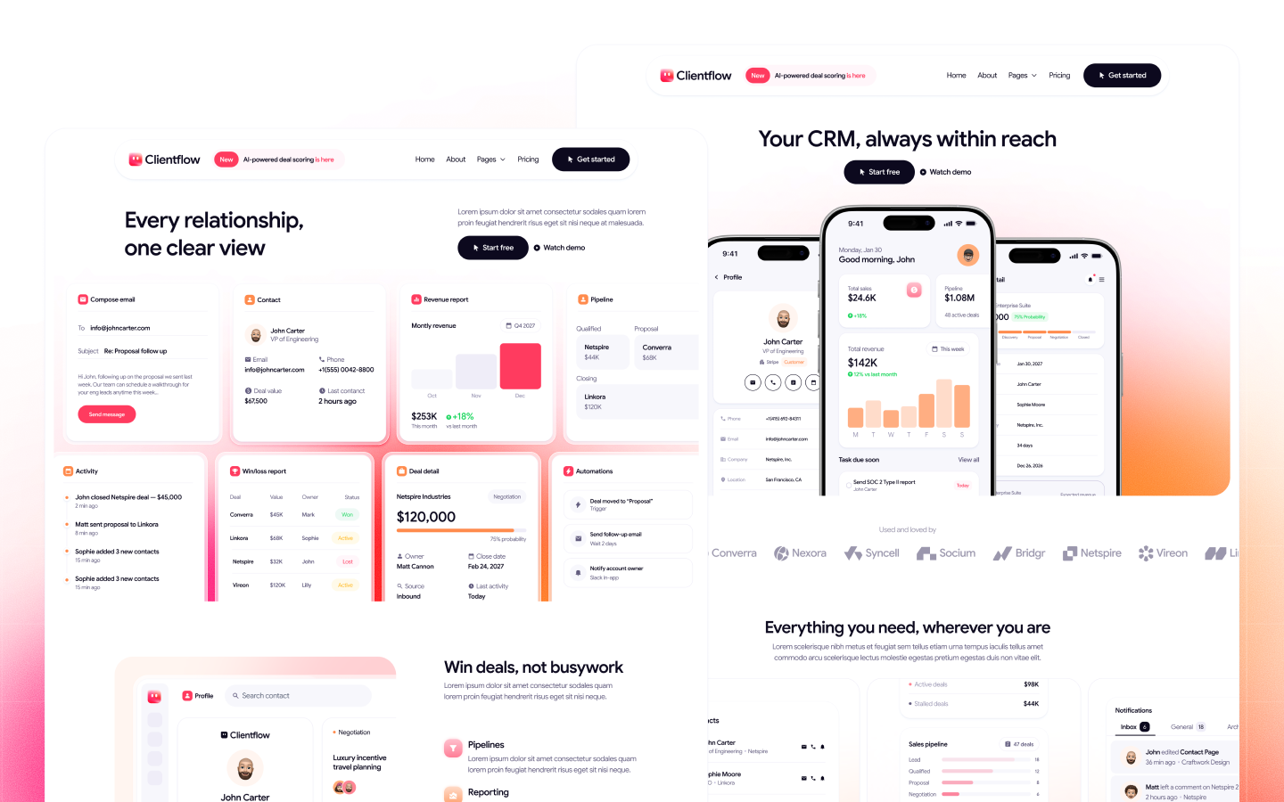 Clientflow Webflow Template