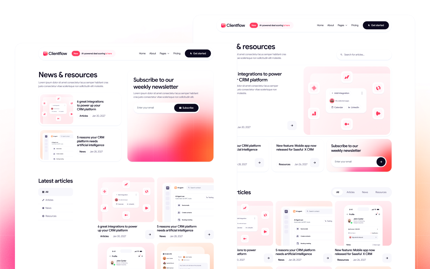 Clientflow Webflow Template