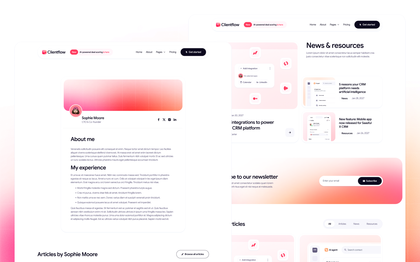 Clientflow Webflow Template