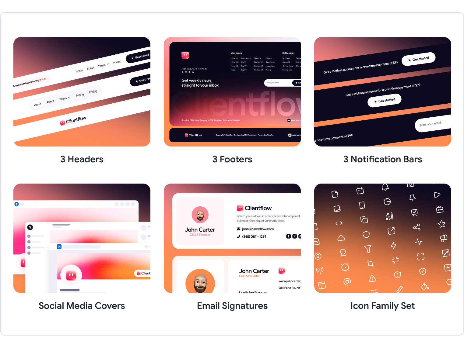 Clientflow - CRM Platform Webflow Template Benefits