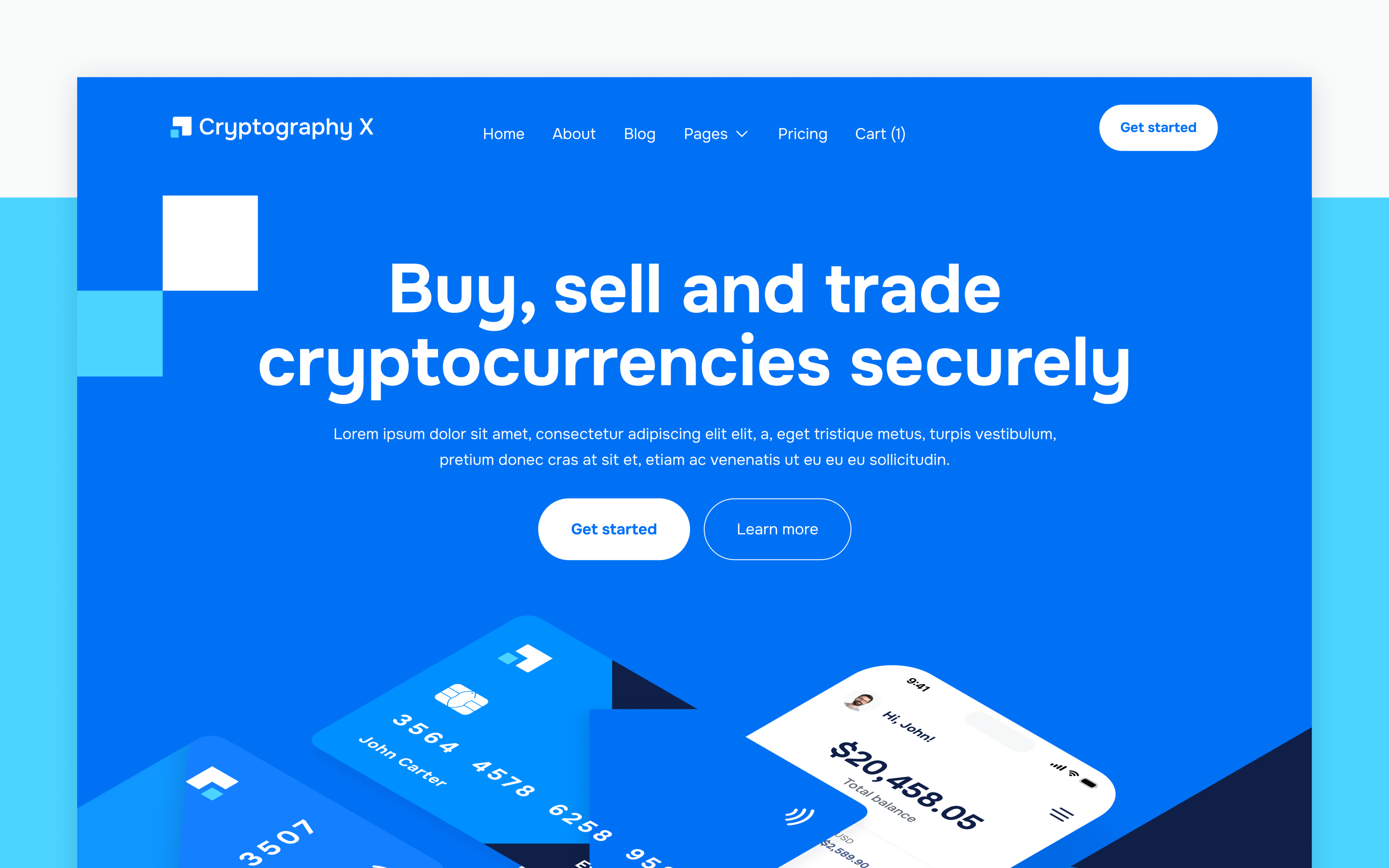 Crypto Bank Webflow Template