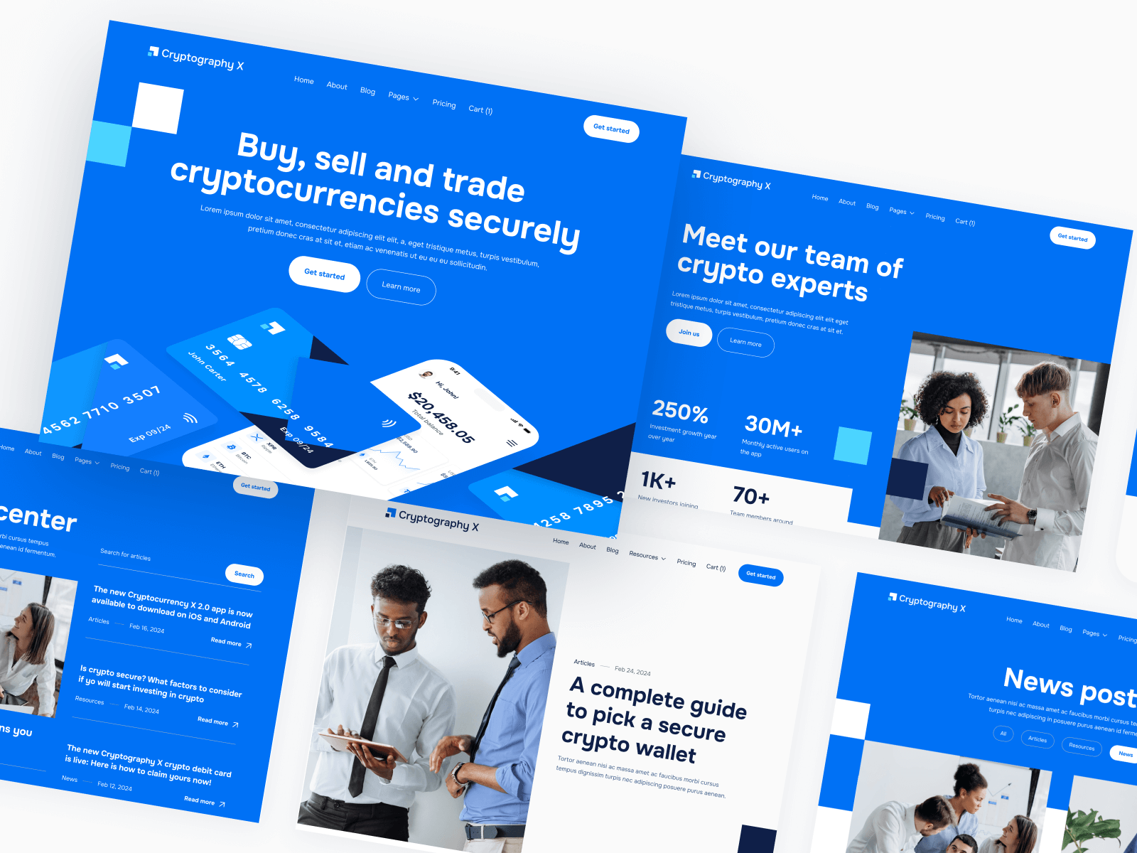Blockchain Webflow Template