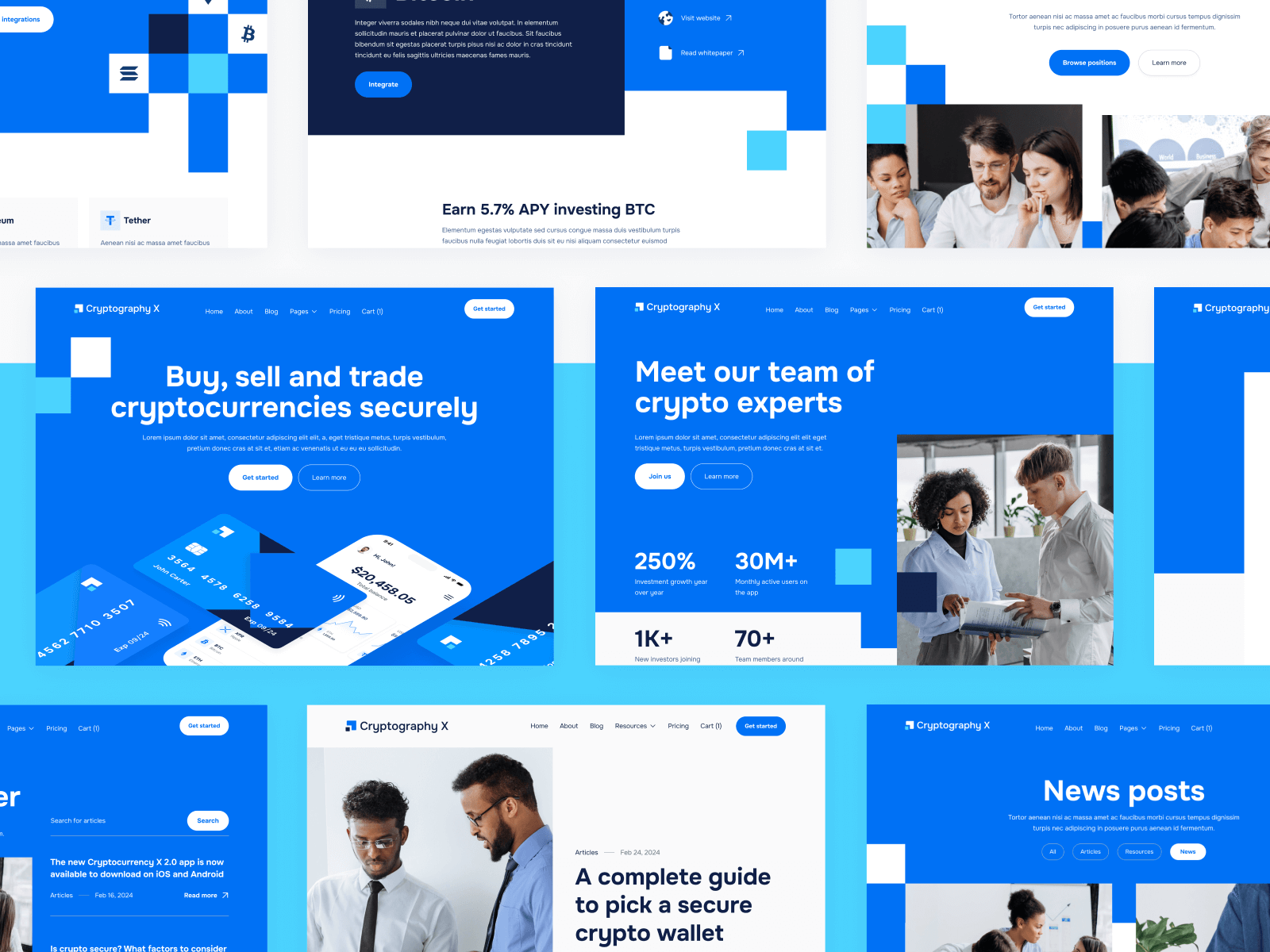 Cryptocurrency Webflow Theme