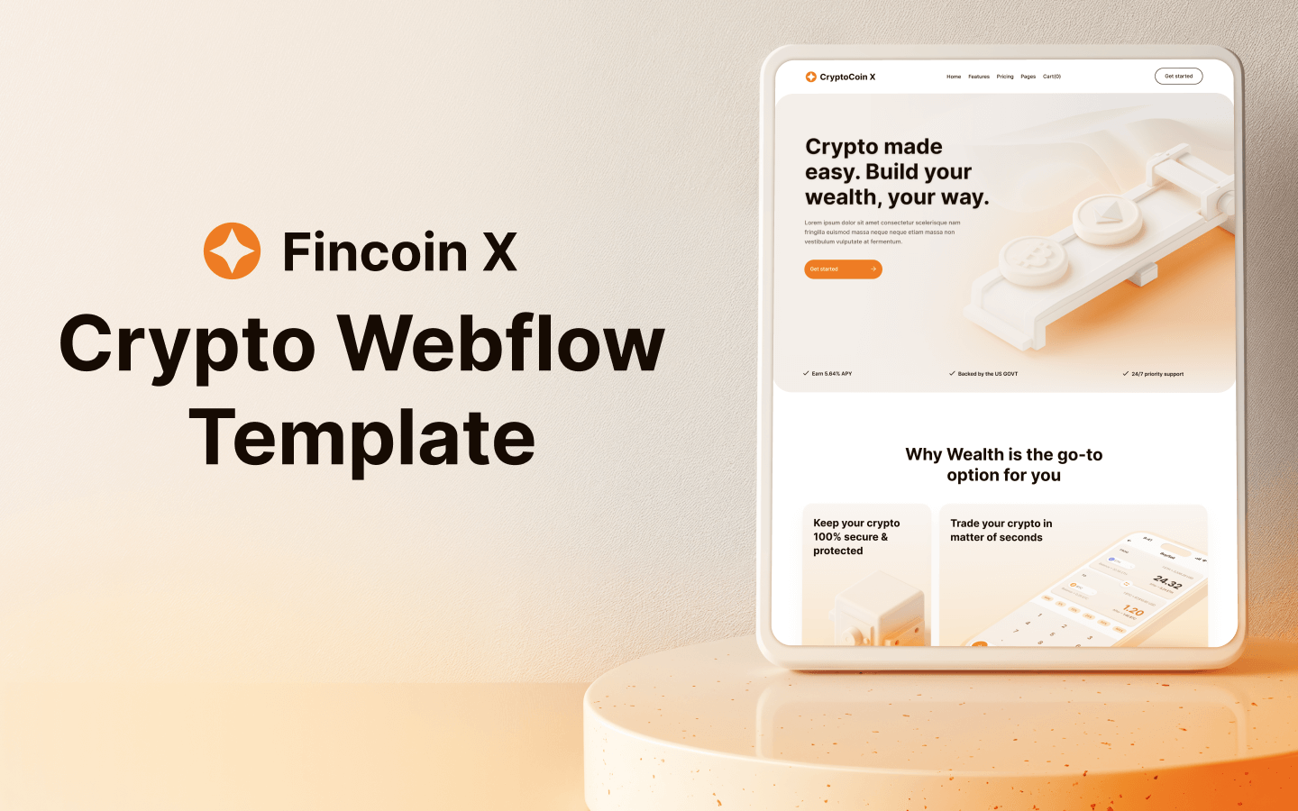 Crypto Company Webflow Template