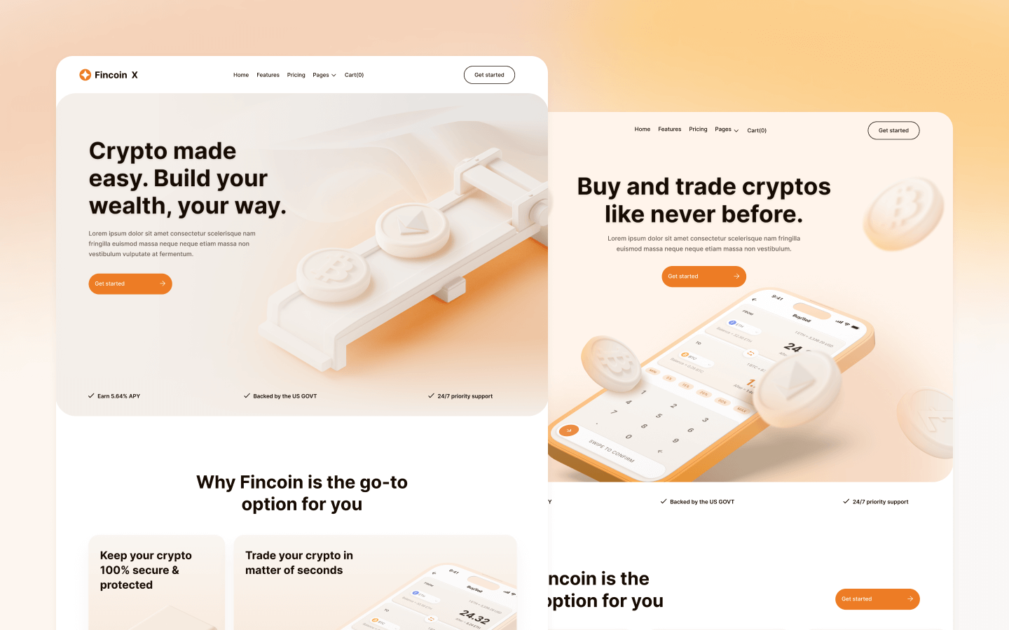 Fincoin X Webflow Template