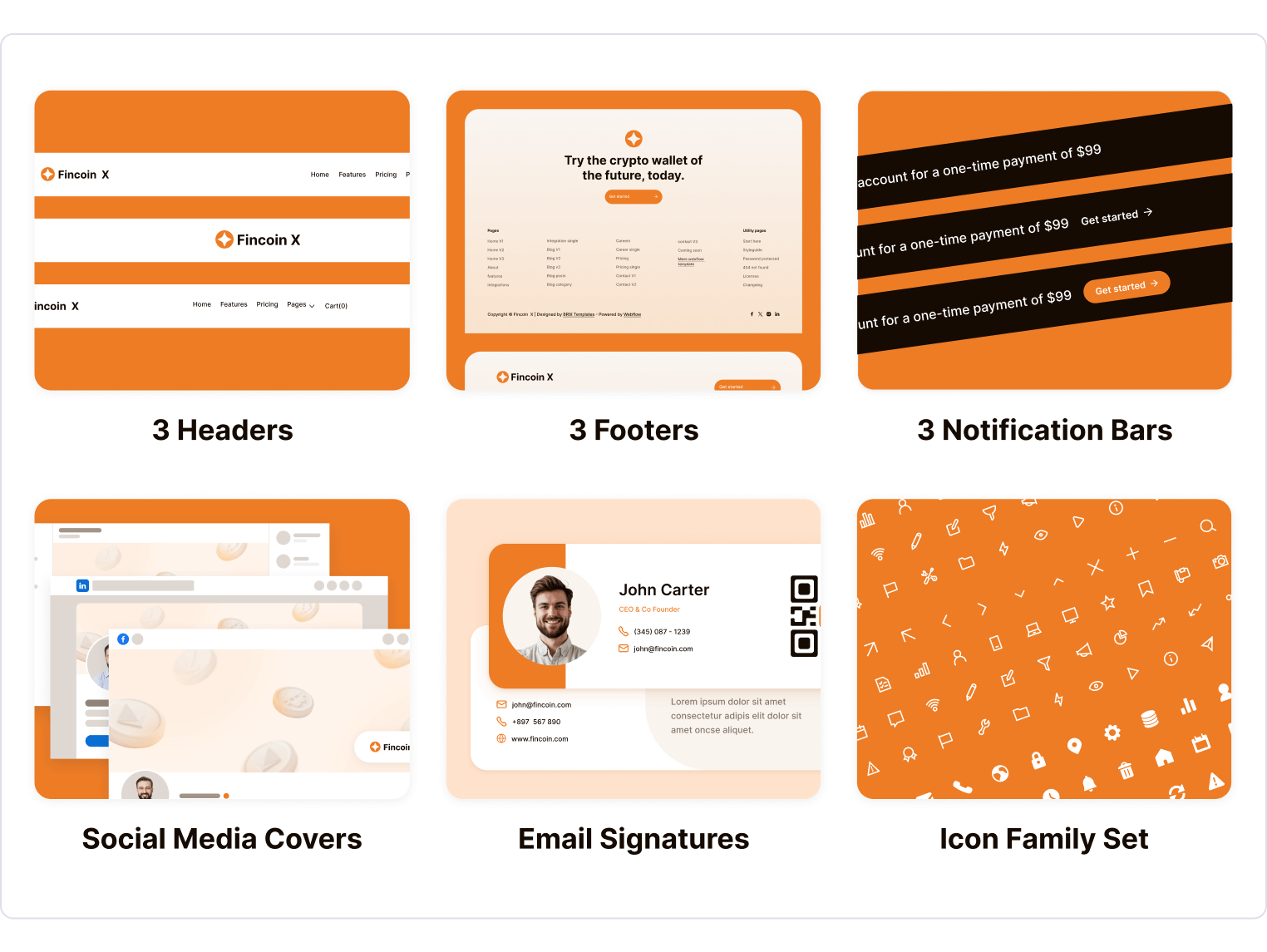 Fincoin X - Crypto Webflow Template Benefits