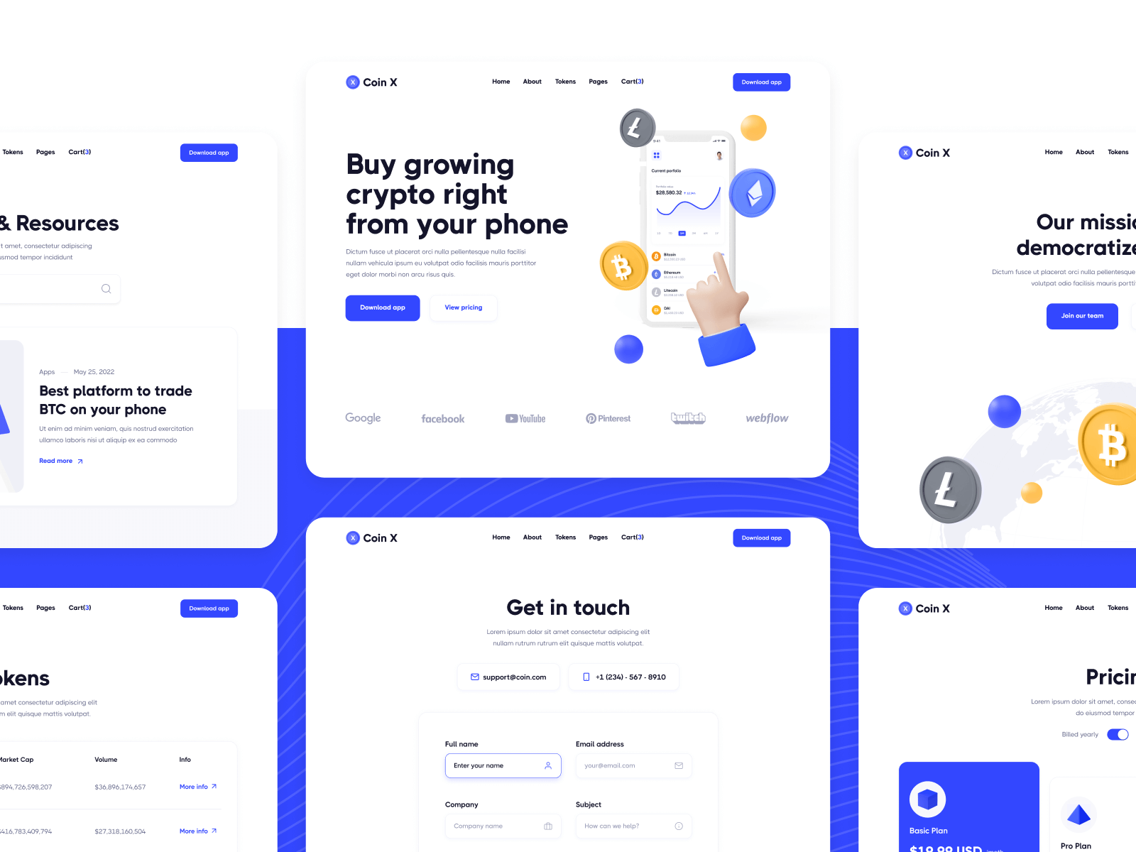 Crypto Blockchain Webflow Template