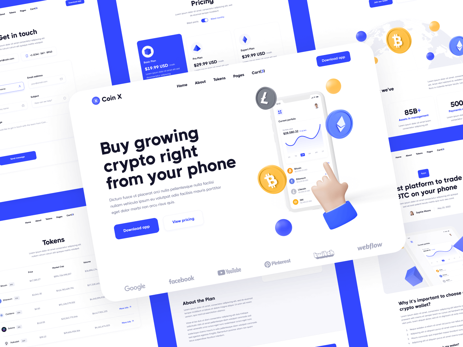 DeFi Crypto Webflow Template