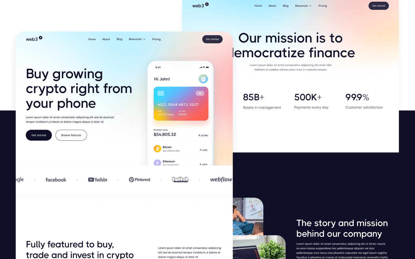 Crypto & Web3 Webflow Template