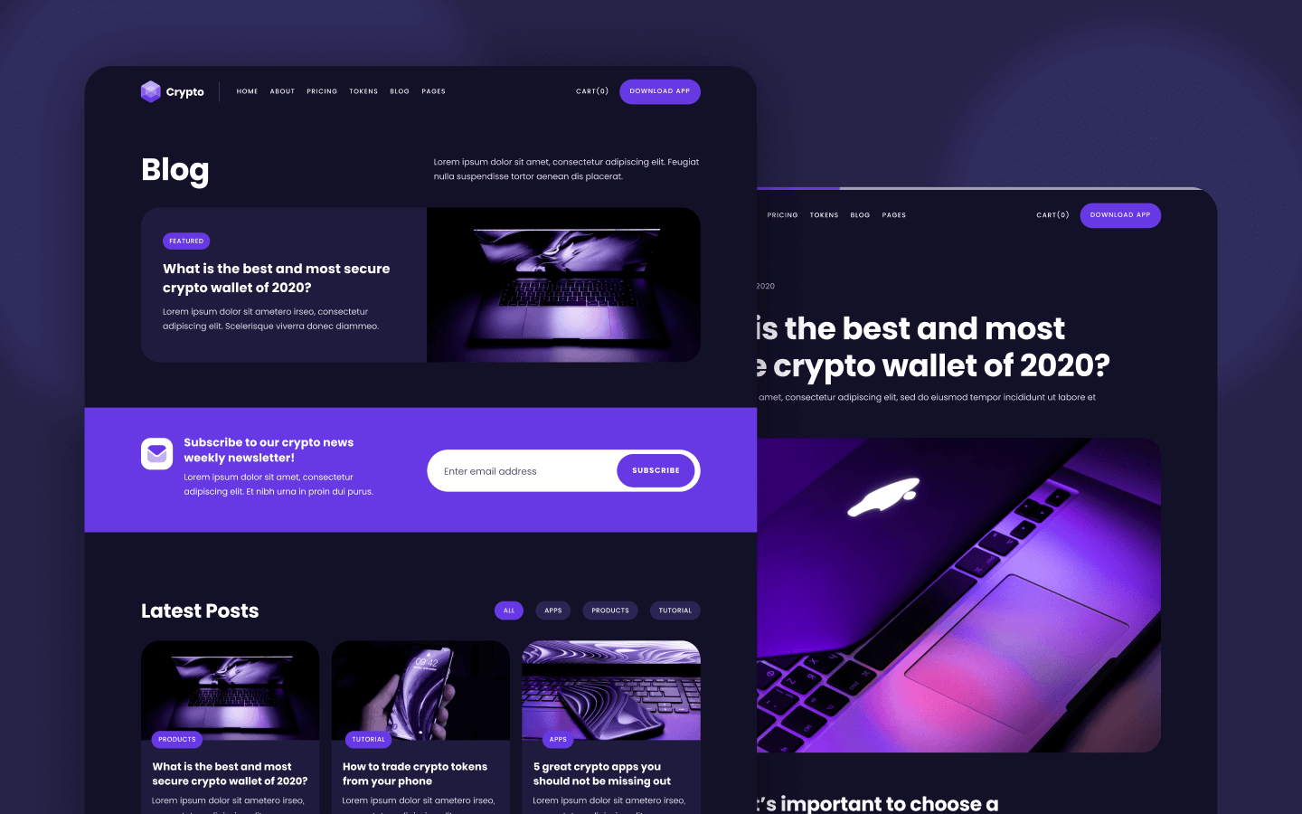 Crypto Webflow Template