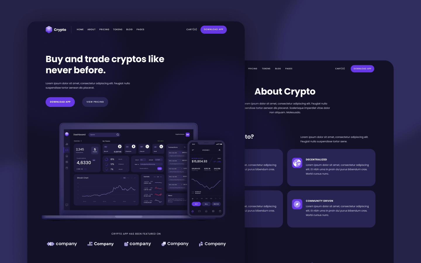 Crypto Webflow Template