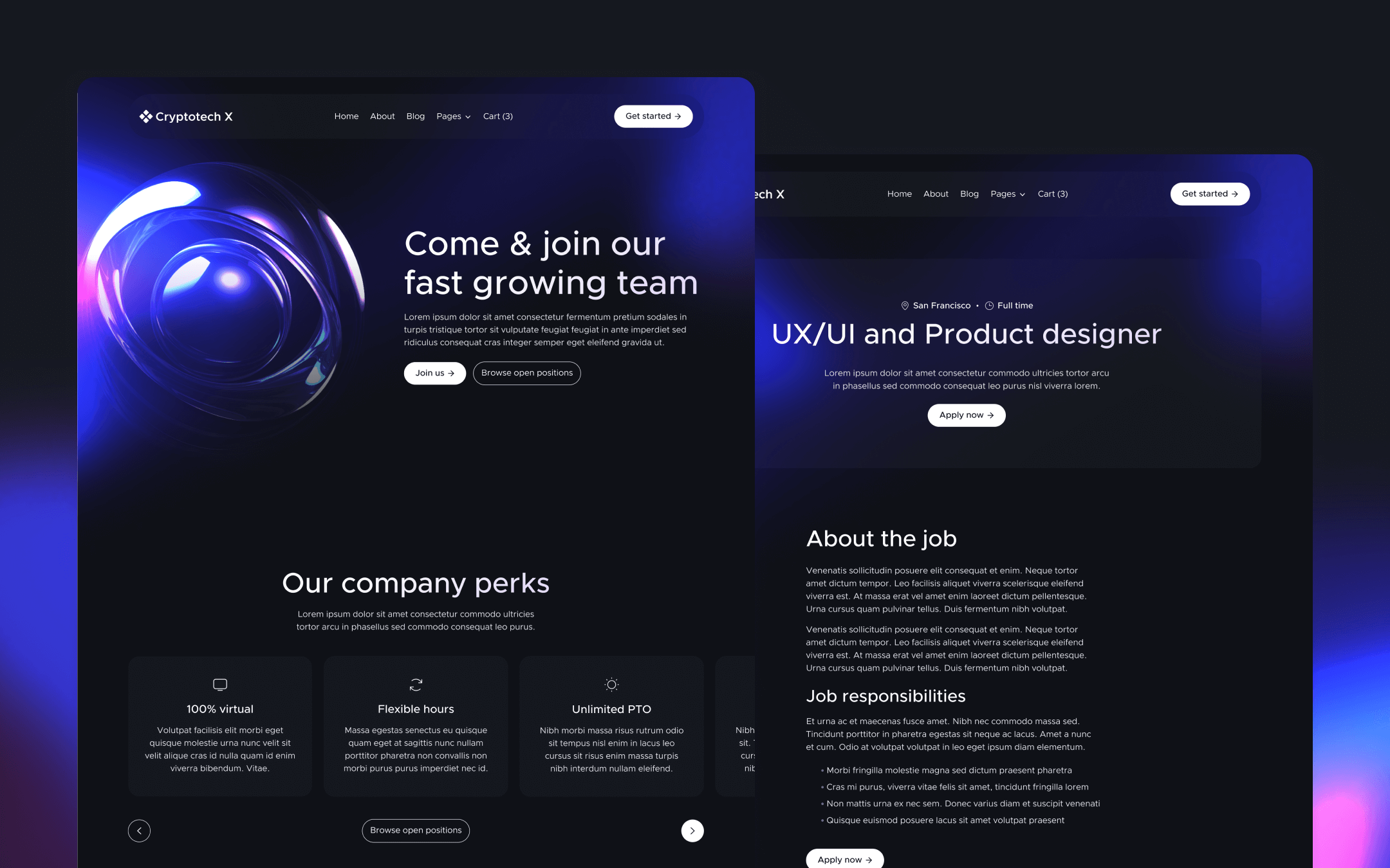 Cryptotech X Webflow Template