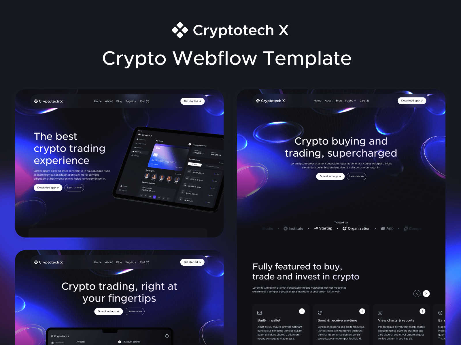 Crypto Webflow Template