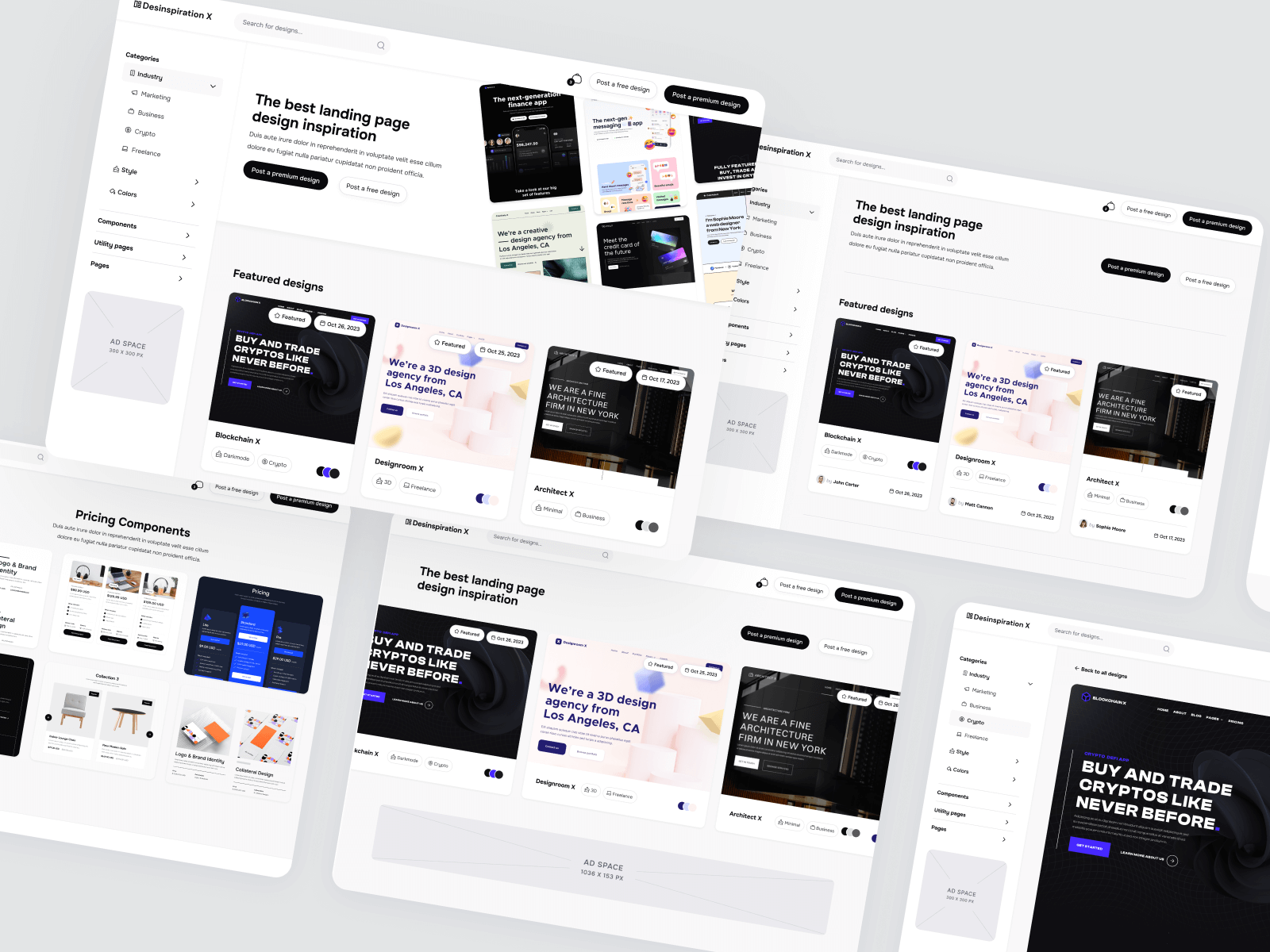 Inspiration Gallery Webflow Template