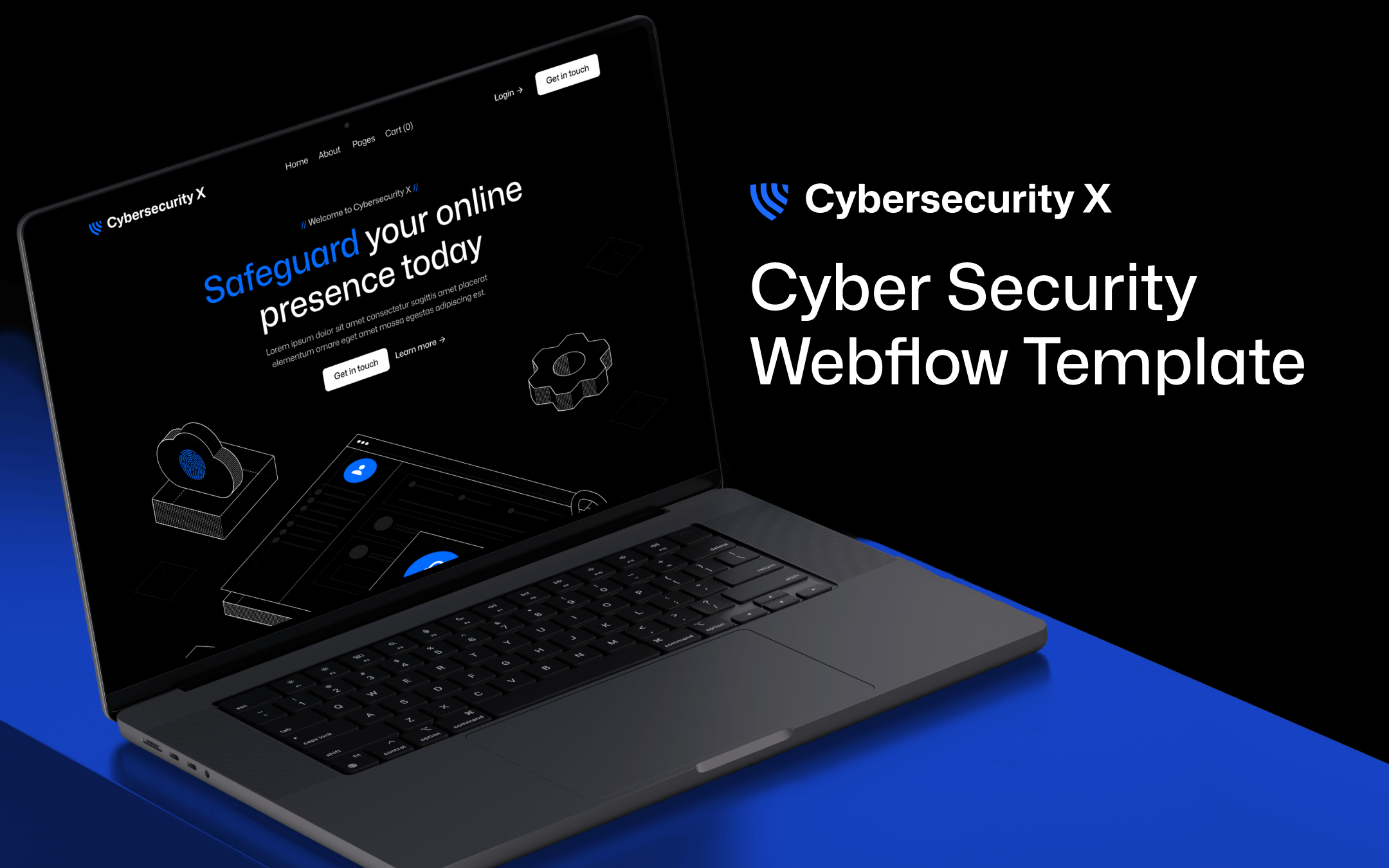 Cyber Security Webflow Template