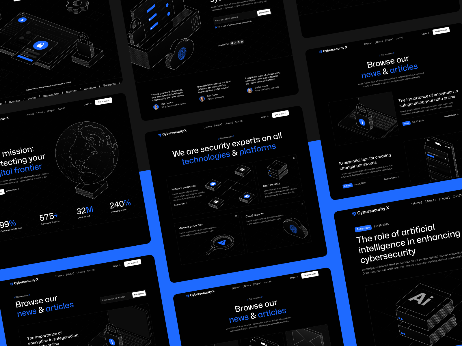 Cyber Security Webflow Theme