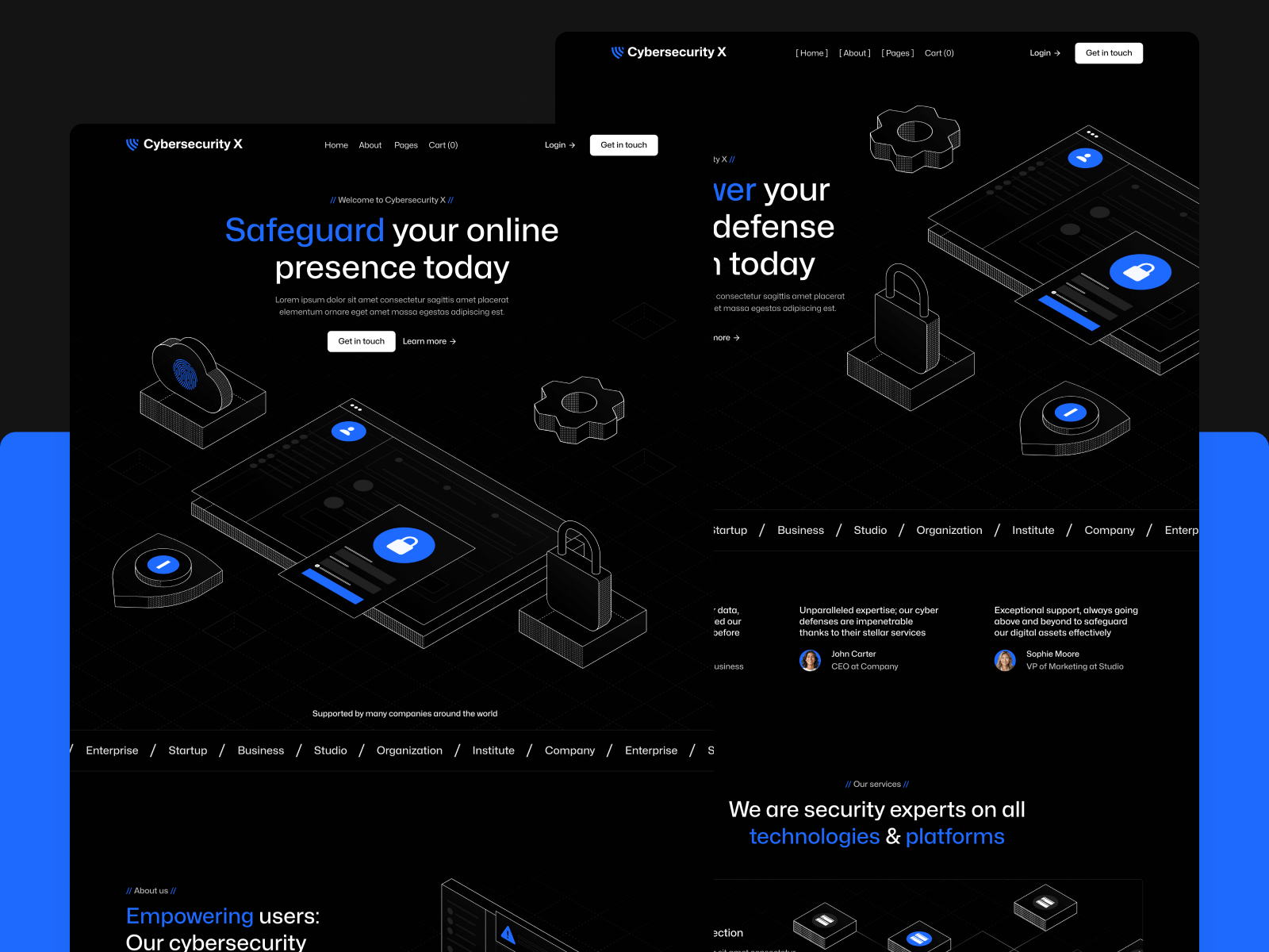 Cyber Security Webflow Template